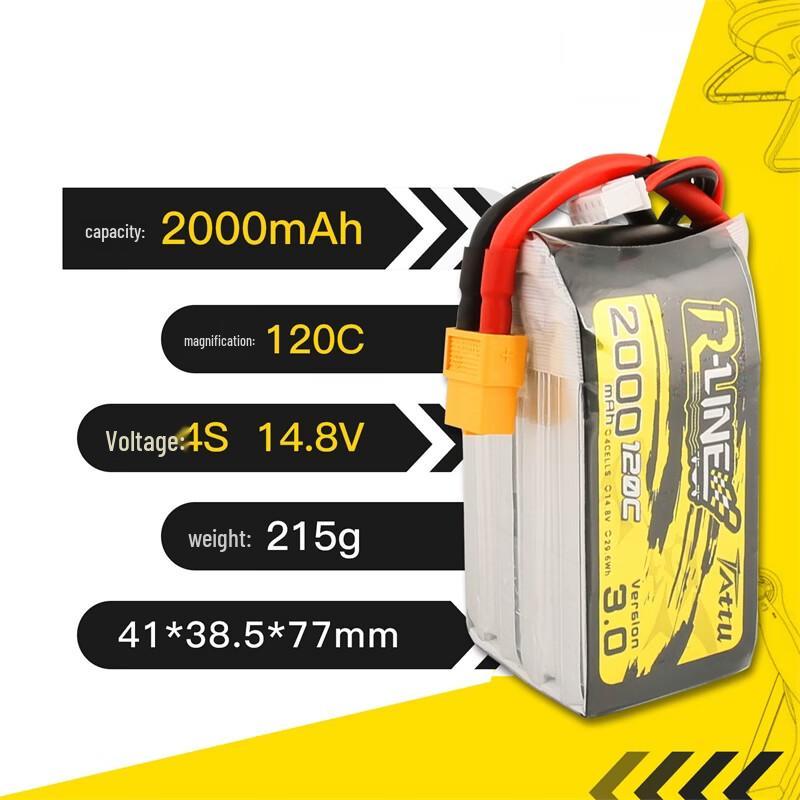 Gens Ace Gold Brick FPV LiPo Battery LINE3.0