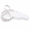 Skin Fat Caliper Press Type Clip Clear Scales High Accuracy Mm Inch Body Measure Tape White