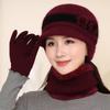 Thickened Rabbit Hair Knitted Wool Hat for Women – Versatile Fashionable Bucket Hat for Autumn and Winter
