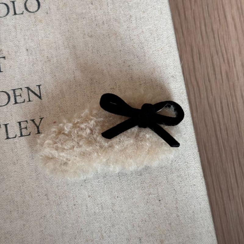 Fermaglio per capelli con fiocco stile dolce, Fermaglio per frangia, Fermaglio per capelli sciolti, Fermaglio laterale
