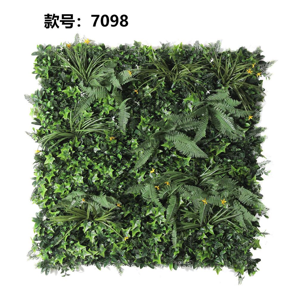 Parede de Plantas Simuladas de Alta Qualidade Decoração de Interiores Exteriores Fundo Parede de Flores de Plástico Paisagem Plantas Verdes Artificiais Falsas