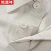 Hengyuanxiang Summer Linen Ice Silk Casual Two-Piece Set
