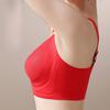 Gypsophila Lifting Seamless Gathered Side Plus Size Underwear Soft Support Adjustment Sexy Lace Bra