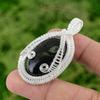 925 Silver Kambaba Jasper Gemstone Wire Wrapping Birthday Bezel Pendant Jewelry