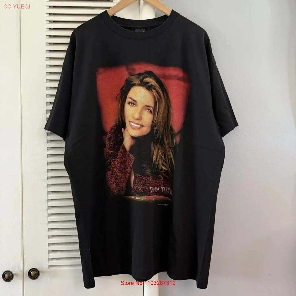Vintage 1998 Shania Twain Country Polygram T Shirt Size Xl Vintage Graphic Streetwear Unisex Soft Stylish Breathable