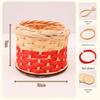 Bamboo Slats Intangible Cultural Heritage Basket DIY Kit for Handcraft and Kindergarten Weaving Projects