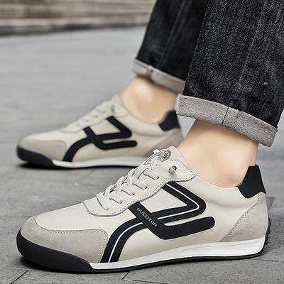 Men's Casual Lace-Up Sneakers Breathable Walking Shoes for Men All-match Outdoor Sports Shoes Comfortable Vulcanize Footwear