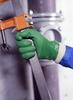 Showa Gloves PVC Green Simple 10 Gloves, Jersey, Packaging, Pairs, Large, NO600-L10P