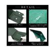 [Revetta] Stingray Leather Bi-fold Wallet, Galuchat, Stingray, Green, Polished Finish, Women's & Men's, Genuine Leather [261stw-3]