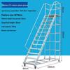Mobile Extendable Ladder Truck for Warehouse and Supermarket Use
