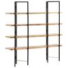 Day and Night - Day and Night 4-tier Shelving Solid Mango Wood 160x35x160 Cm