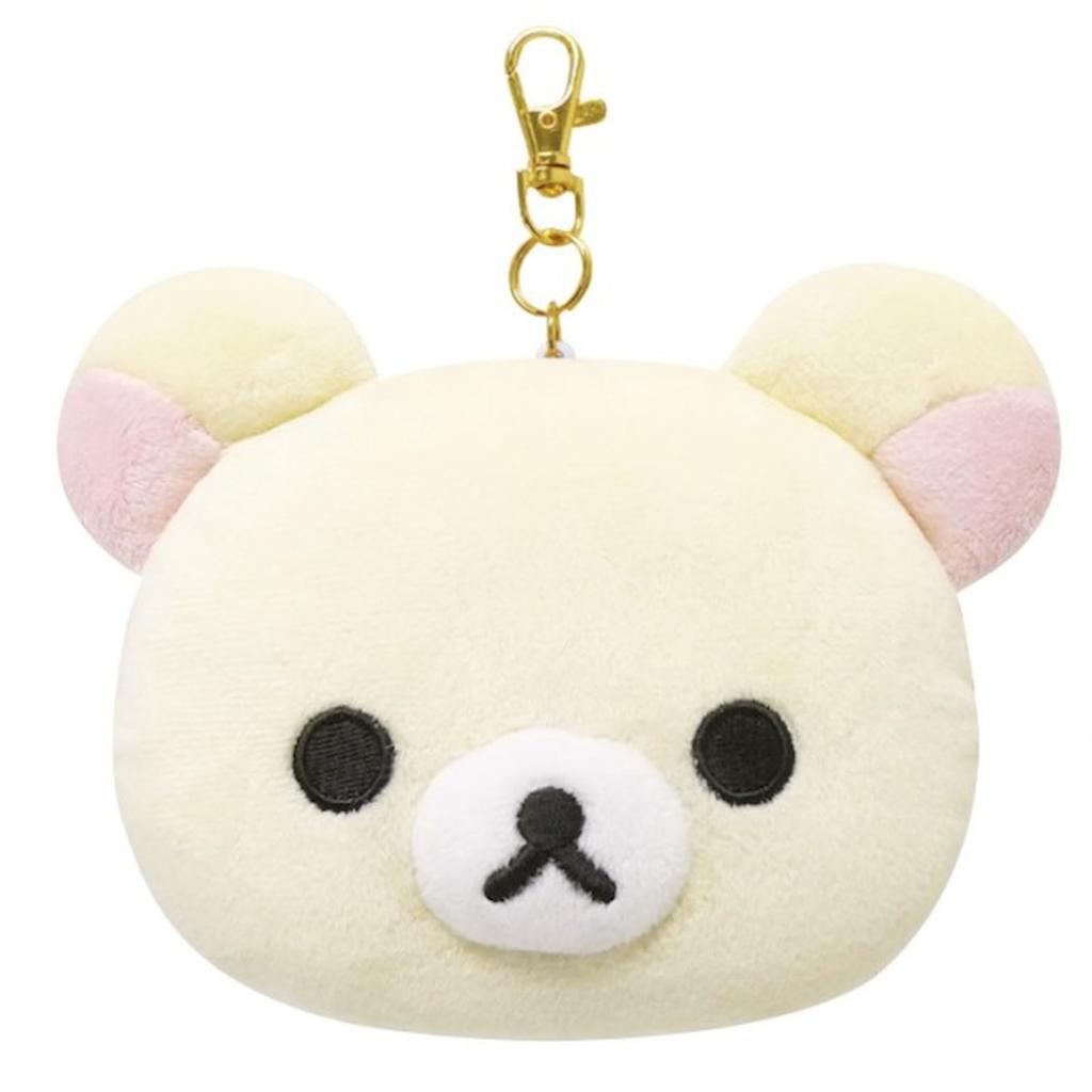 K Company Rilakkuma Face Pass Case Korilakkuma RK-PCFT-CR