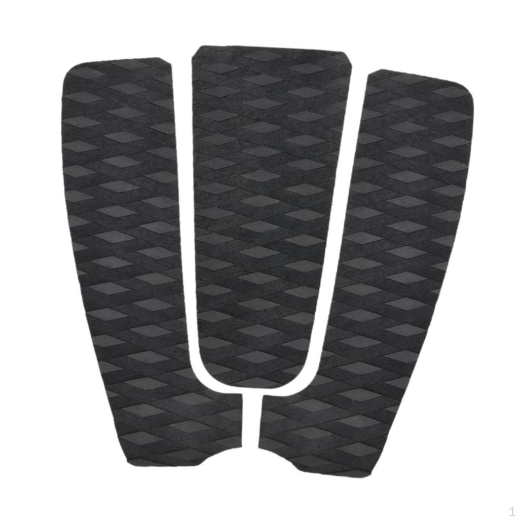 3 Stück Surf-Traktionspads Surfbrett EVA Fuß Deck Grip Pad für Standup Paddleboard Wasser