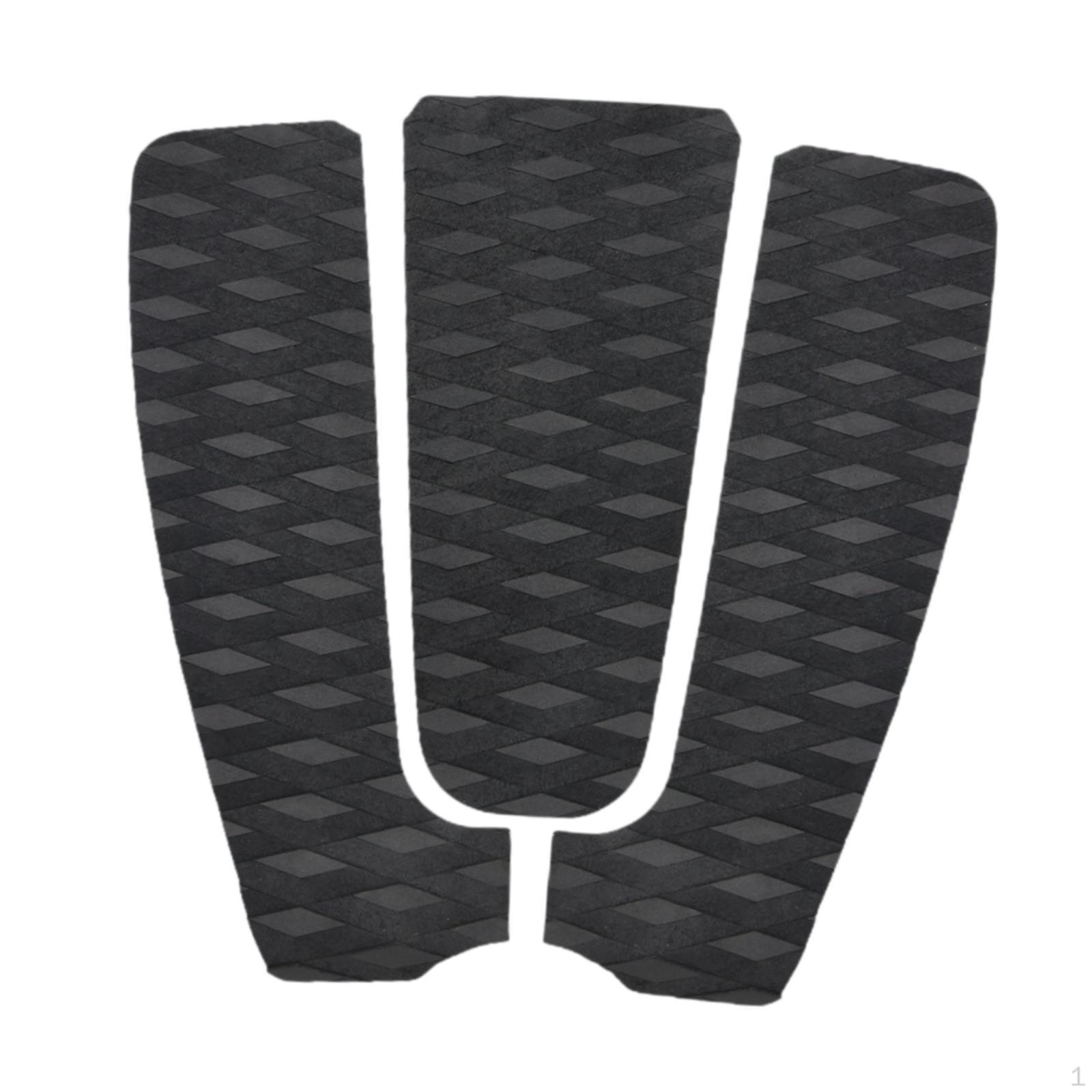3Pcs Surf Traction Pads Surfboard EVA Foot Deck Grip Pad for Standup Paddleboard Water