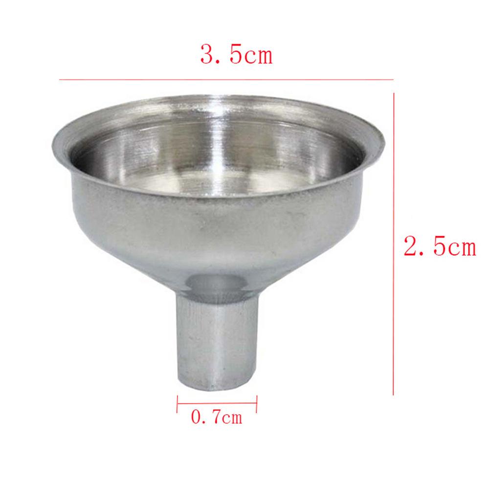 Small Mouth Funnels Bar Wine Flask Funnel Mini Stainless Steel For Filling Hip Flask Narrow-Mouth Bottles Kitchen Durable Funnel