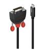 LINDY USB To DVI Conversion Type-C Cable, 0.5m (Part Number 43255)