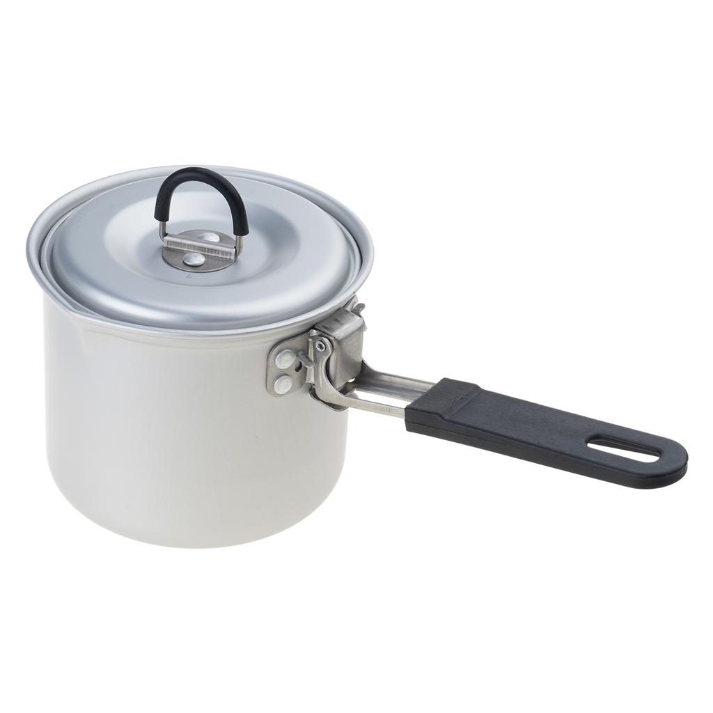 Portable 770ml Camping Tea Kettle Convenient Hiking Kettle with Foldable Handle Designed For Outdoor Enthusiasts