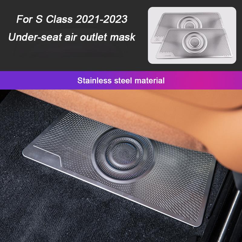 For Mercedes Benz S-Class V223 W223   , Under The Seat Air Outlet Mask Central Control Horn Cover Interior Accessory