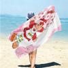 1Pc Strawberry Shortcake Fantasy Beach Towel Microfiber Beach Towel Thin Absorbent For Beach Swimming Yoga Bath Sports 0917251