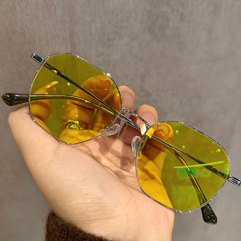 

Night Driving Glasses With Yellow Pc Lenses For Men Business Commuting срібний