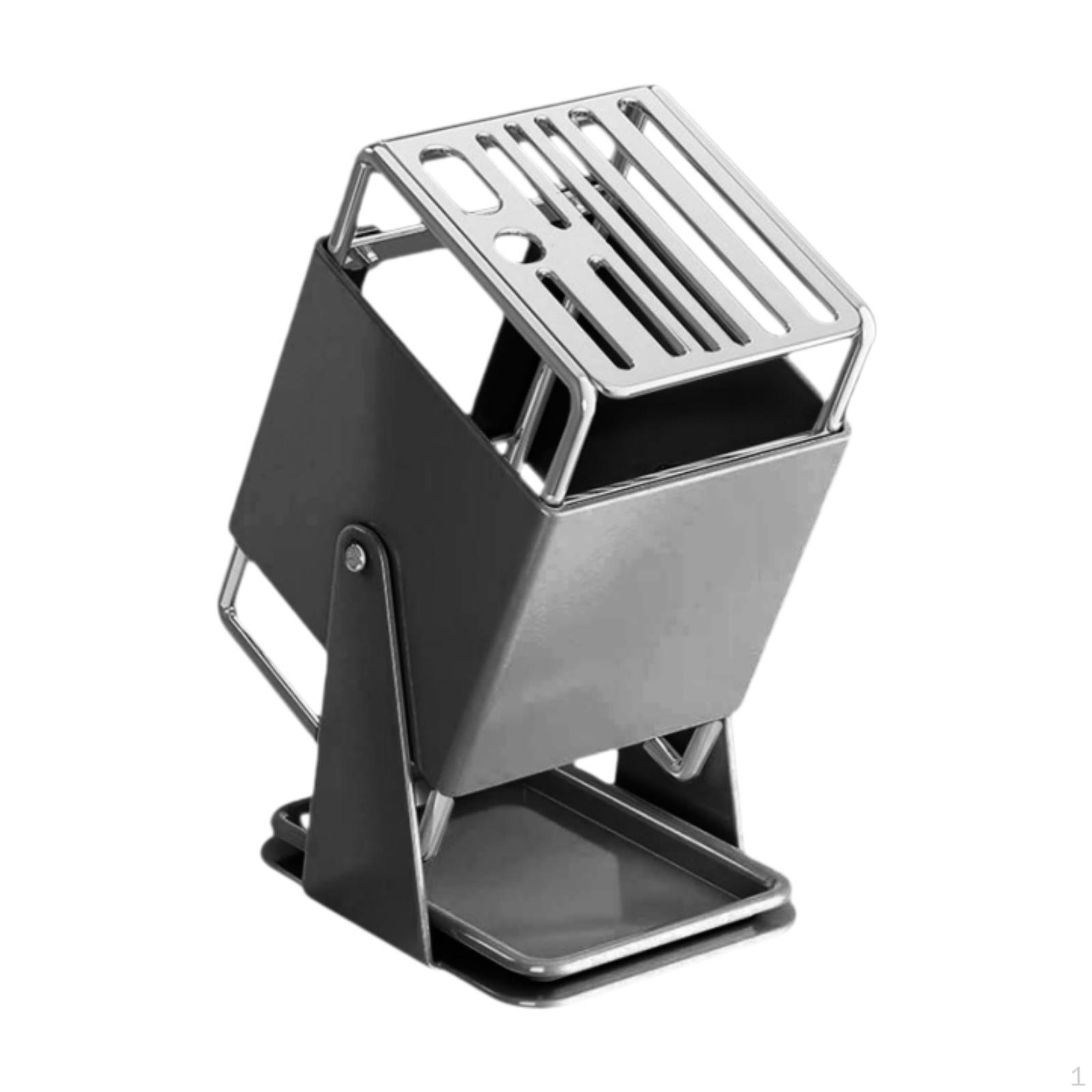 

Блок для ножей Кухонный держатель Аксессуар Организованное хранение Органайзер Нержавеющая сталь для серый