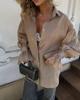 2025 European & American Women's Loose Lantern Sleeve Long Shirt