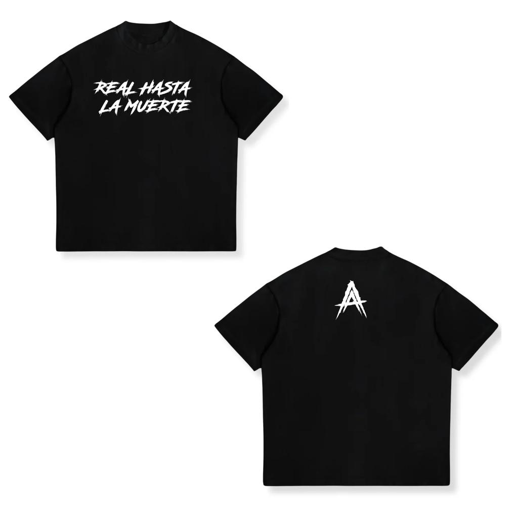 Rapper Anuel AA Rhlm 2 Album 2025 Tour Tshirts Unisex Women Fashion Hip Hop High Street T Shirt Cotton ONeck Short Sleeve Tshirt