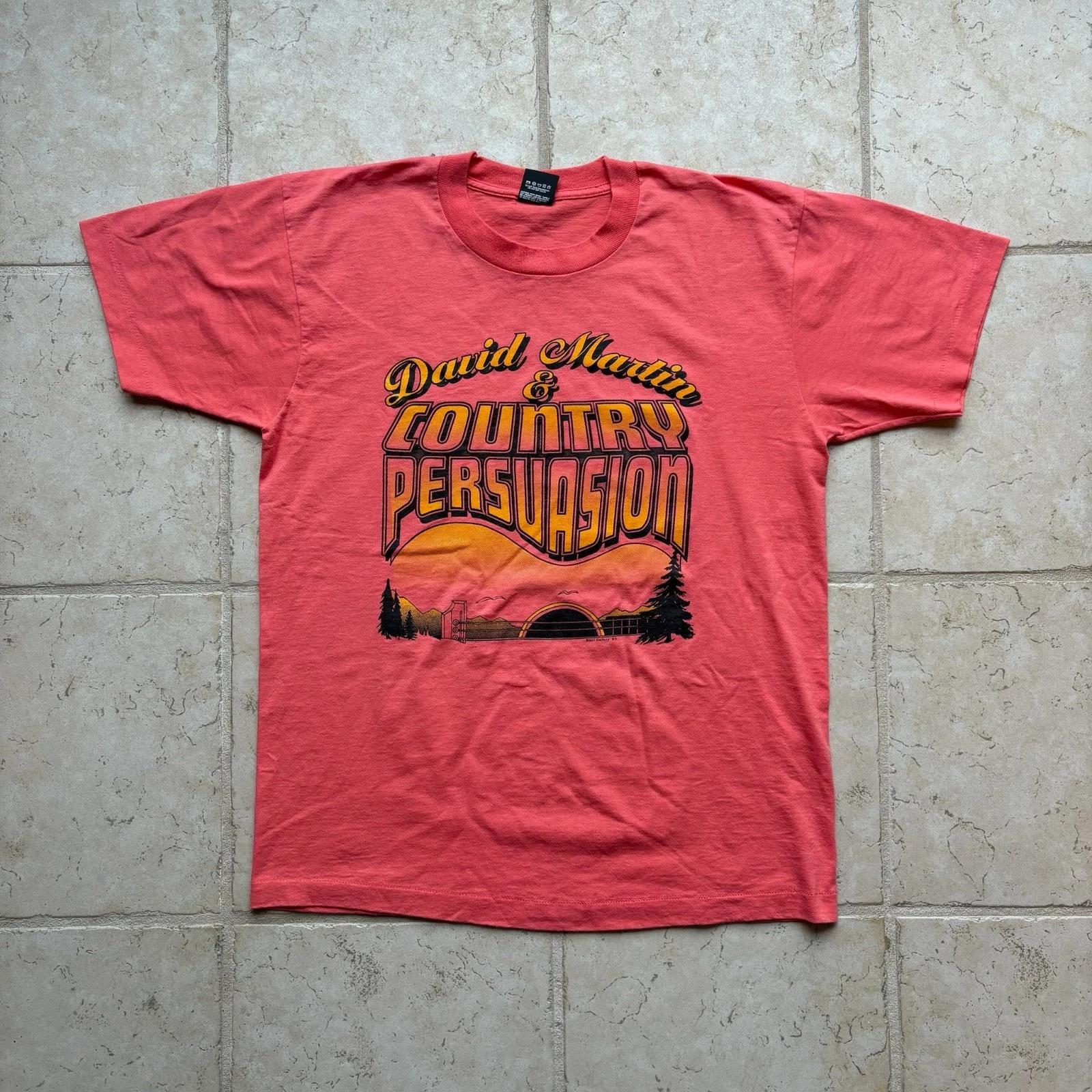 

Vintage 1993 David Martin Country Persuasion Tee Made in USA Single Stitch Large 3XL