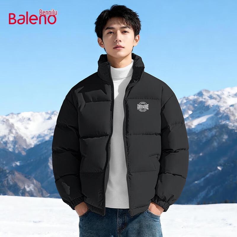 

Baleno Men s Regular Fit Stand Collar Puffer Jacket 2XL