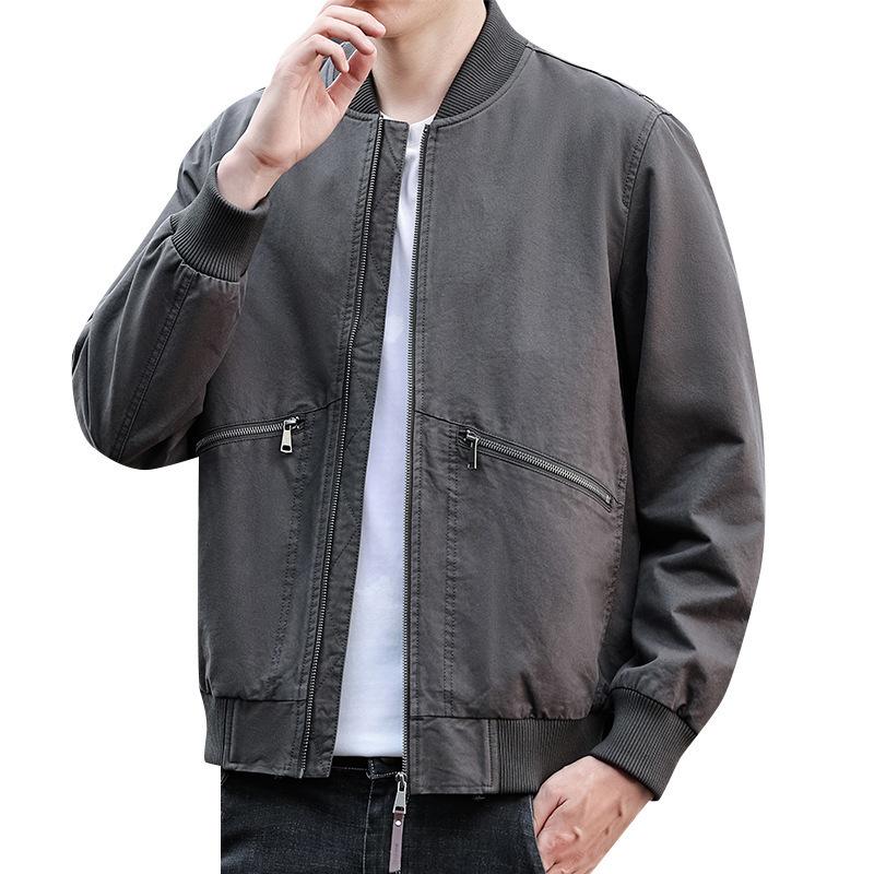 

Мужская модная куртка Trend Casual Large Size Sports Solid Color Simple M