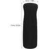 Kisangel 4Pcs Walking Cane Handle Grip Replacement Walking Cane Grip Foam Hand Grip for Walking Cane Accessories, 11x3cm, Black,