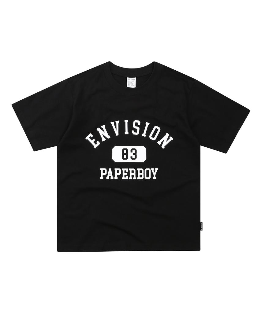 PAPERBOY Envision Short Sleeve T-Shirt - White Melange