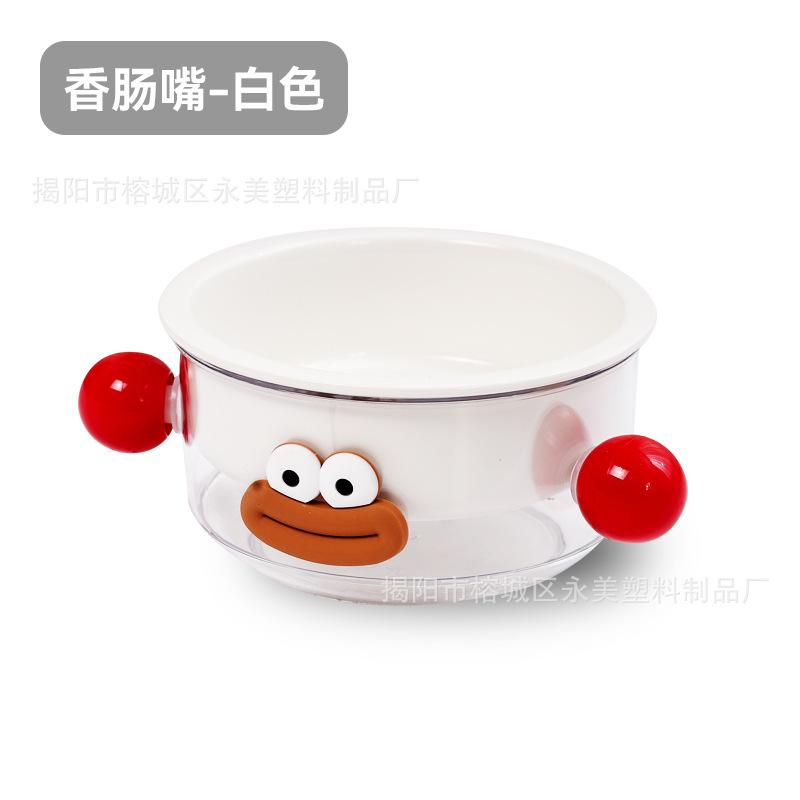 

Керамическая миска для кошек керамическая миска для кошачьего корма керамическая миска для питомца защита шейного отдела позвоночника два-в-одном против опрокидывания двойная миска миска для воды товары для питомцев Sausage Mouth - White