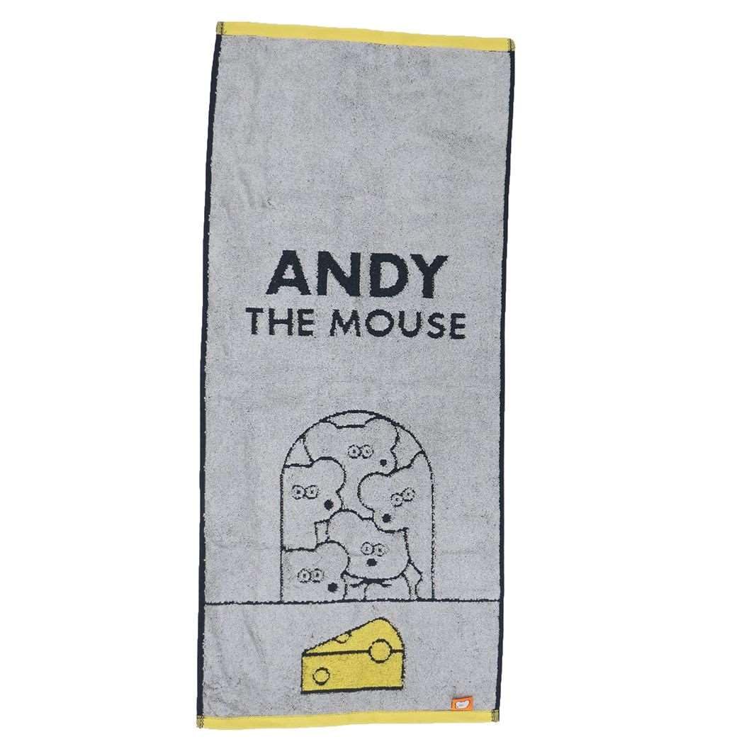 

ANDY the Mouse Жаккардовое длинное полотенце Andy Andy [Полотенце для лица]/Хёккори