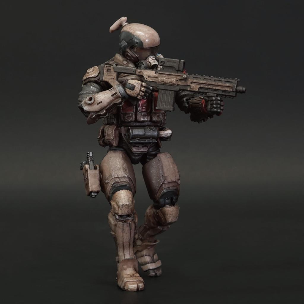 TOYS ALLIANCE LIMITED "Acid Rain" FAV A110 Akagarasu Hazmat Ronin 1/18 Scale ABS Painted Movable Figure