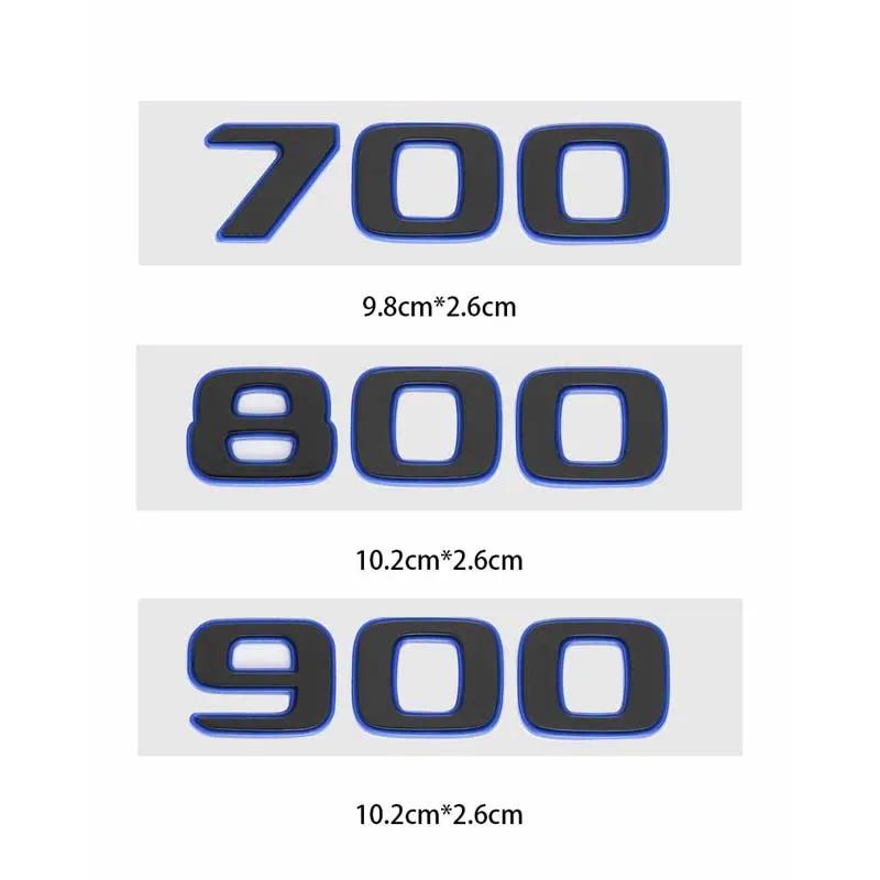 3D ABS Kleurblok 700 800 900 Naambord Badge Emblem Kofferbak Sticker Voor Mercedes Benz Brabus AMG W463 W464 G500 G63 JGS2