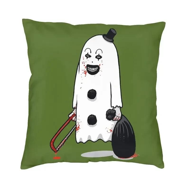 Terrifiers Movie Horror Art Slasher Halloween Cushion Cover Sofa Living Room Square Throw Pillow Case 40x40 Pillowcases