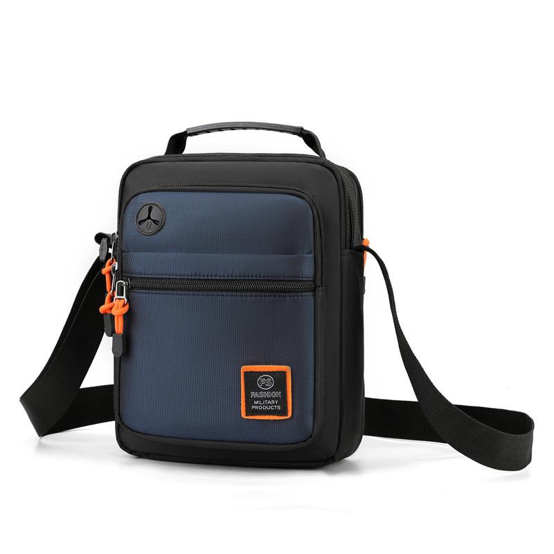 New simple trend messenger bag men's Oxford cloth large capacity waterproof and wear-resistant shoulder bag travel bag