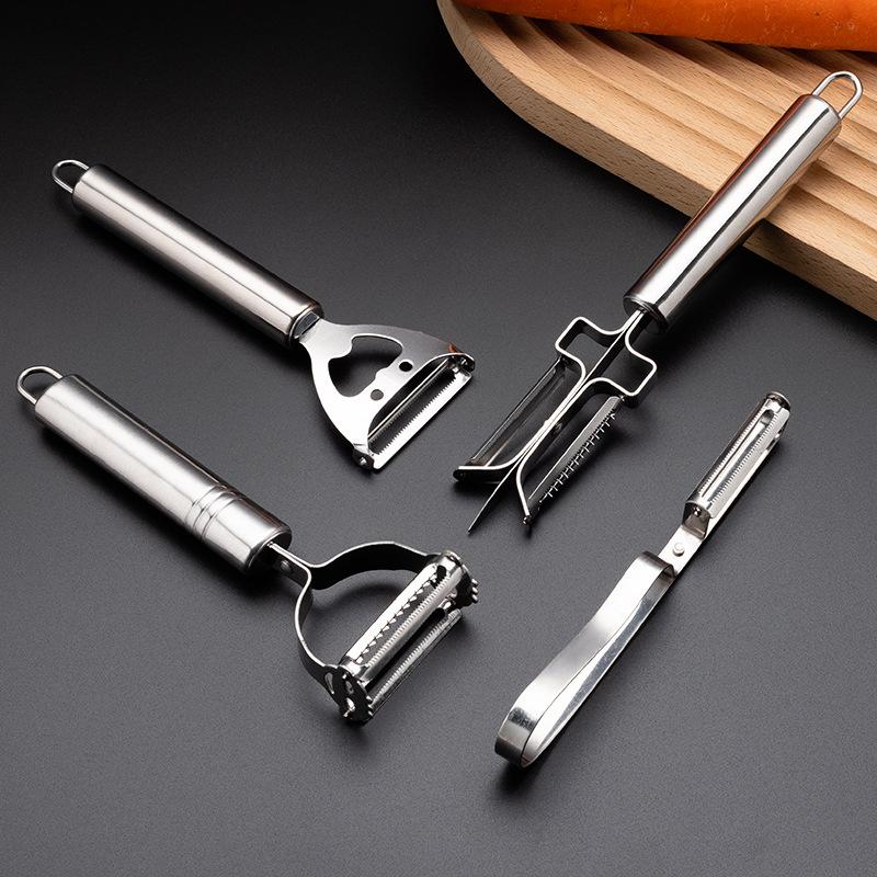 Creative Fruit Vegetable Peeler Stainless Steel Potato Cucumber Peeling Knife Sharp Scraper Planer Home Kitchen Gadgets