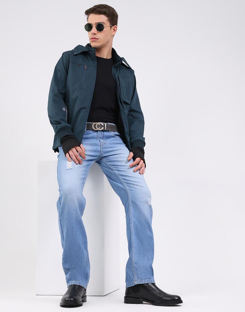 MONTE CARLO Men's Hooded Neck Full Sleeve Jacket