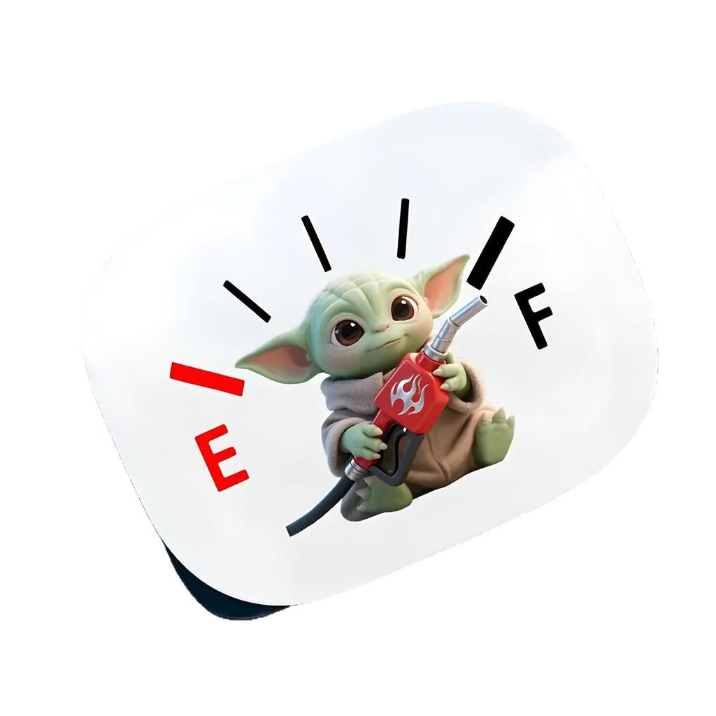 Nowa Śliczna Kreskówkowa Naklejka na Korek Zbiornika Paliwa Samochodu do Dekoracji