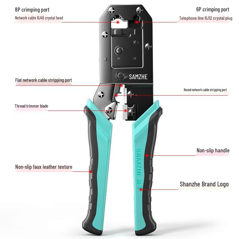 Shanze Multi-functional Network Cable Crimping Tool