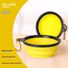 Portable TPE Folding Pet Bowl - Travel-Friendly Collapsible Water Dish for Dogs