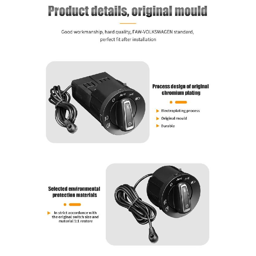 For VW Passat B5 B7 Transporter T5 Tiguan Jetta MK6 Golf 4 6 Beetle Automatic Headlight Switch Sensor Accessories Automatic Head