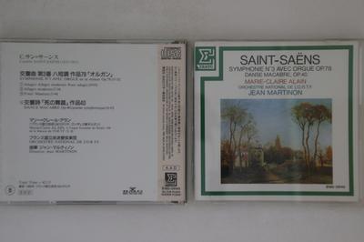 CD JEAN MARTINON - Saint Saens Symphonie N3 B18D39145 BMG Japan Classical Used