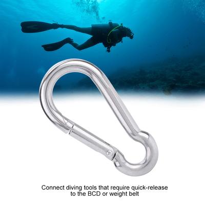 Diving Hook Hook Snap Hook Sports Hook Carabiner KEEP DIVING Spring Snap Hook Carabiner Diving Equipment Safe Accessories