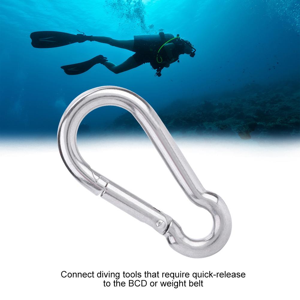 KEEP DIVING Spring Snap Hook Carabiner Diving Equipment Safe Accessories