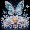 5D DIY Partial Special Shaped Drill Diamond Painting Kit Butterfly Decoration