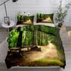 Morning Forest Customizable Duvet Cover Set King Queen Double Full Twin Single Size Bed Linen Set