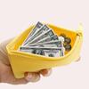 Mini Multifunction Rectangular Wallet Zipper Silicone Travel Pouch Space Saving Waterproof Cosmetic Bag Students